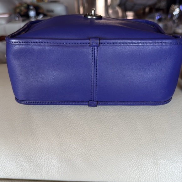 NWOT Coach Women's Lunch Pail Crossbody Bag Antique Nickel/Purple F11785 ANP COA - Picture 4 of 9